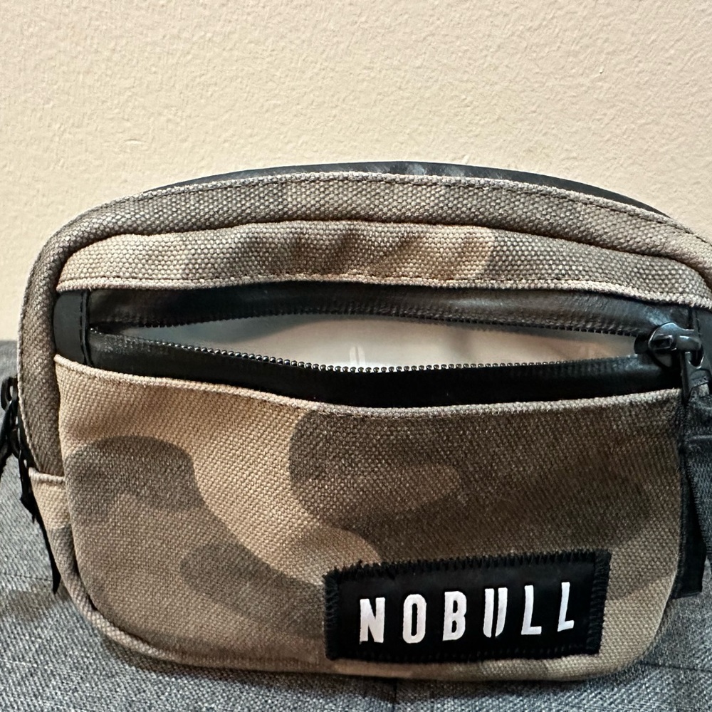 Nobull Brown Camouflage Canvas Crossbody Bag - Picture 6 of 9